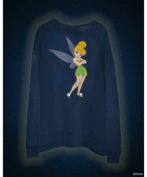 DSN_CRW NK SWT / TINKER BELL / NVY