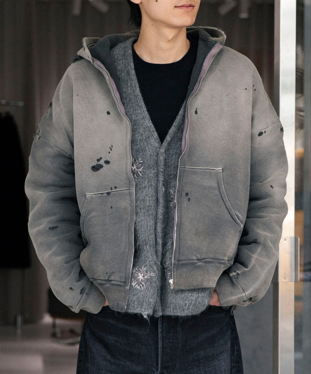 HOODIE / DBL-FC ZIP - SAINT MXXXXXX (セントマイケル) - tops 