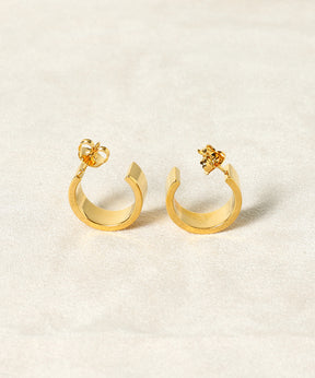 MINIMAL LOGO 8MM EARRINGS