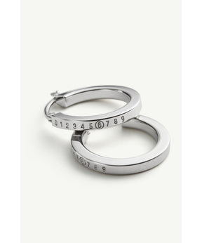 ナンバリング フープピアス