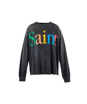 LS TEE / SAINT / BLACK