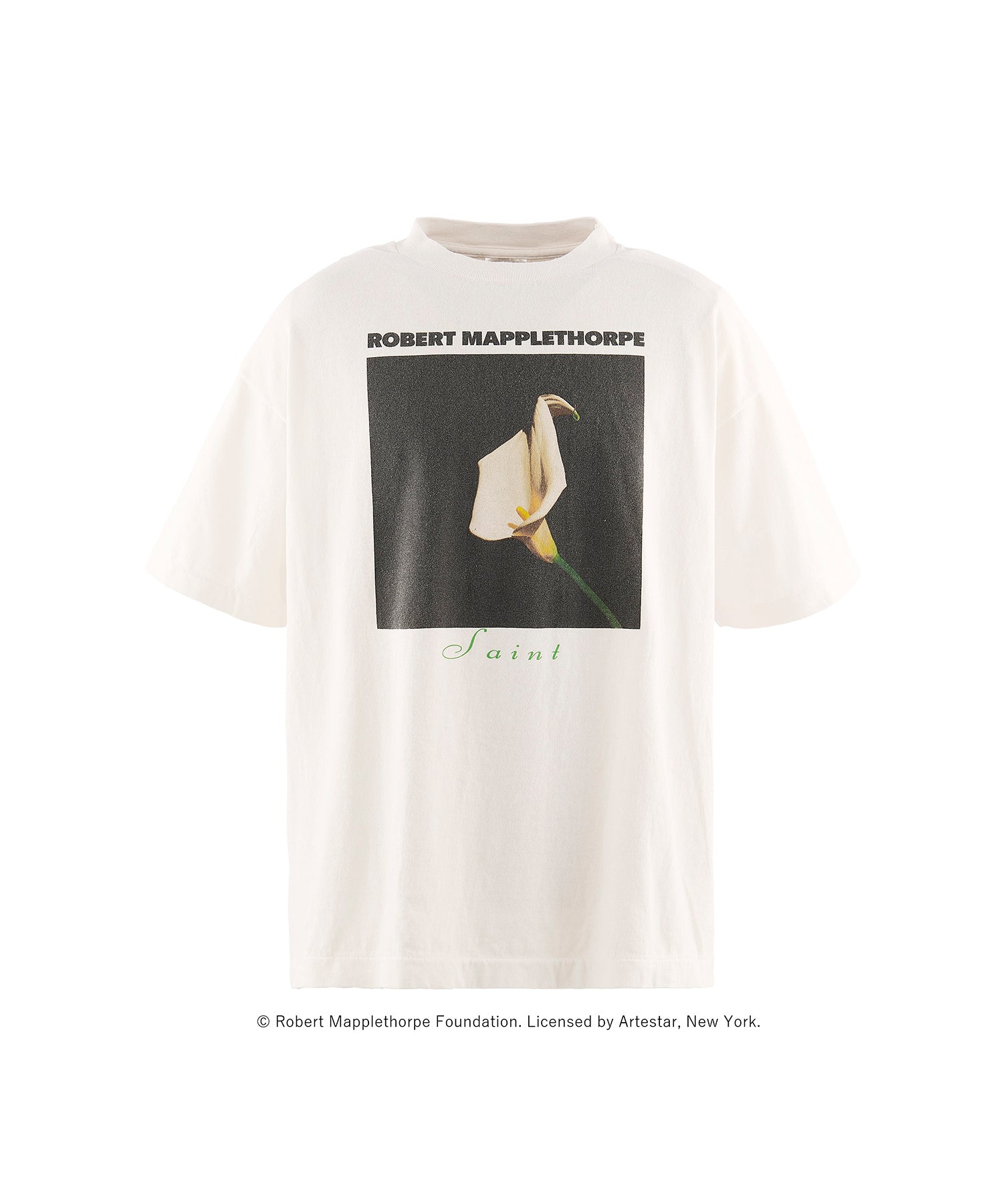 MT_SS T-SHIRT/Calla Lily/WHITE - SAINT MXXXXXX (セントマイケル