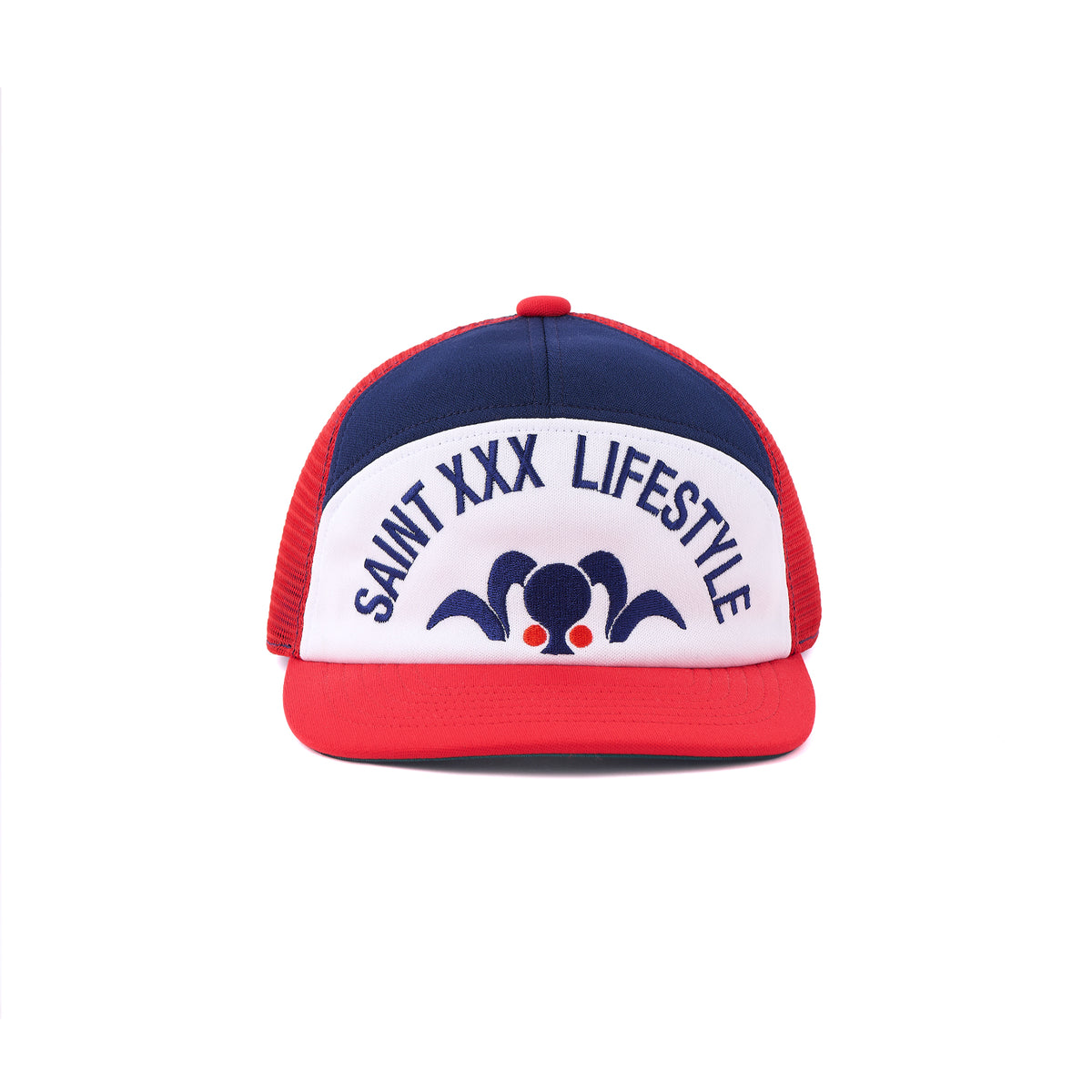 MESH CAP / LIFE STYLE / NAVY+RED - SAINT MXXXXXX (セントマイケル