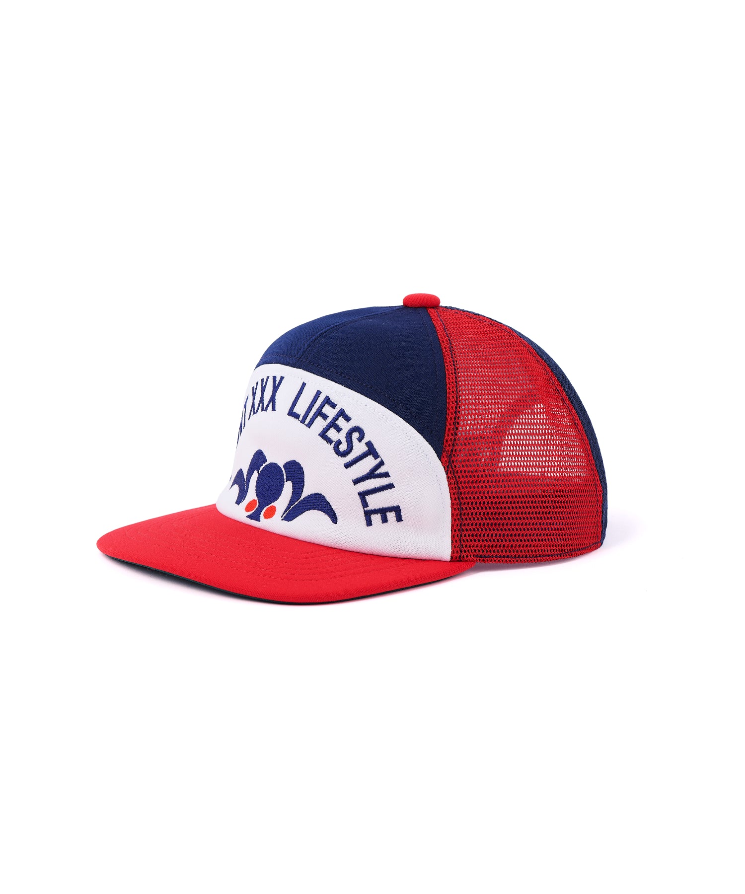 MESH CAP / LIFE STYLE / NAVY+RED