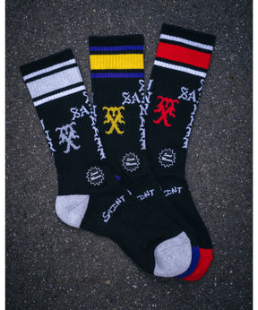 SOCKS / SINNER / BLACK＋PURPLE
