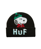 SNOOPY PUFFER CUFF BEANIE