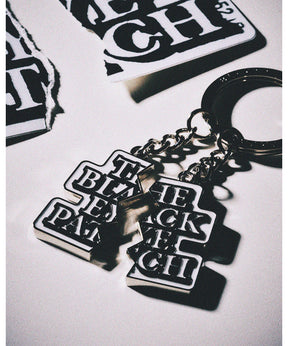 SPLIT OG LABEL PLATE KEYCHAIN SILVER