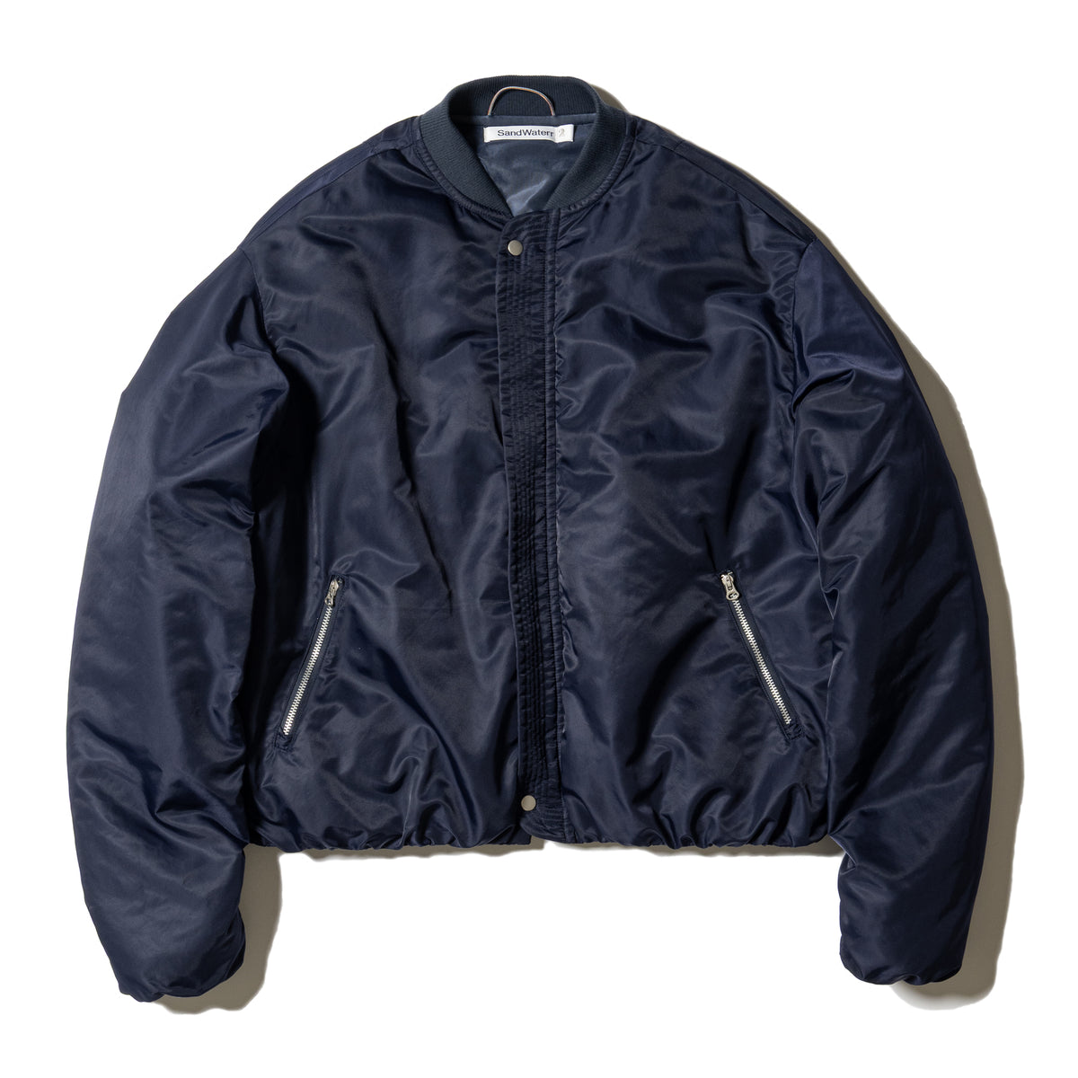 ジャケット・アウター SandWaterr 24AW RESEARCHED JACKET SandWaterr/サンドウォーター】RESEARCHED ZIP UP PULLOVER(CHARCOAL