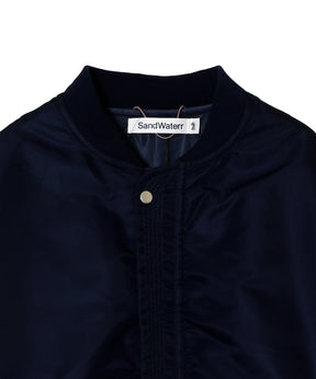 RESEARCHED PADDED BLOUSON / NYLON SATIN