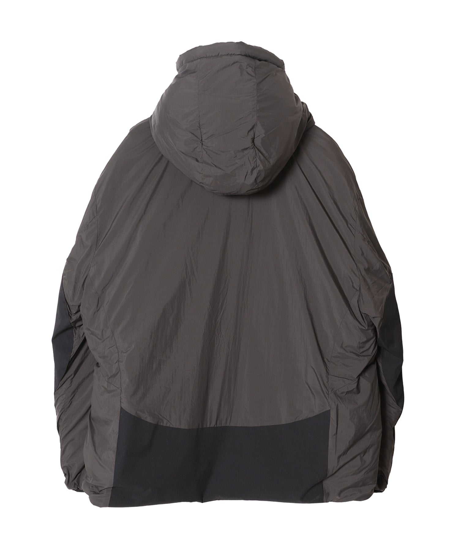 ORGANIZED HOODED PADDED BLOUSON / NYLON TAFFETA