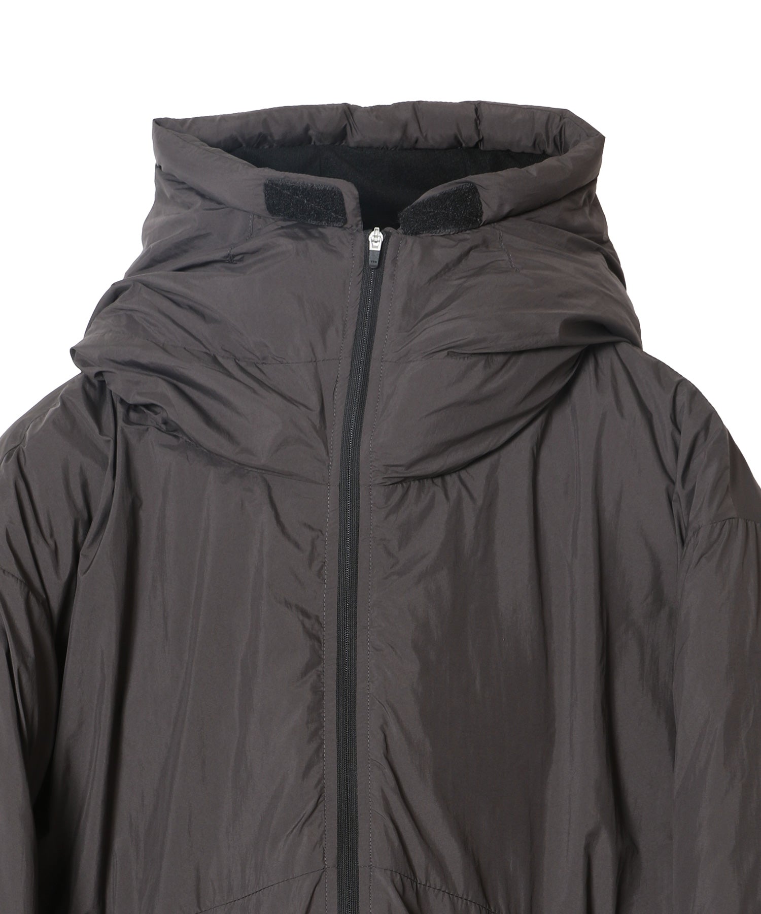 ORGANIZED HOODED PADDED BLOUSON / NYLON TAFFETA