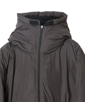 ORGANIZED HOODED PADDED BLOUSON / NYLON TAFFETA