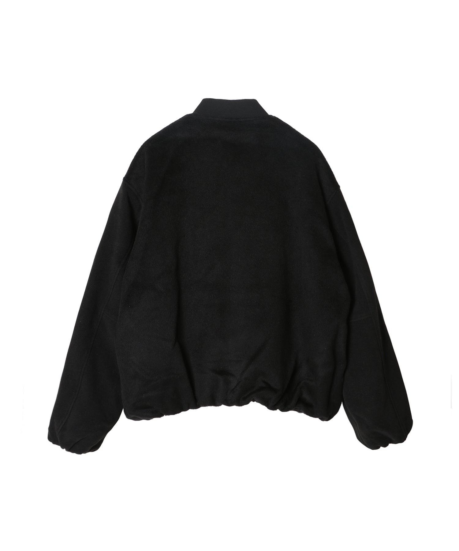 RESEARCHED PADDED BLOUSON / WOOL MIX MELTON