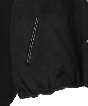 RESEARCHED PADDED BLOUSON / WOOL MIX MELTON