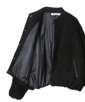 RESEARCHED PADDED BLOUSON / WOOL MIX MELTON