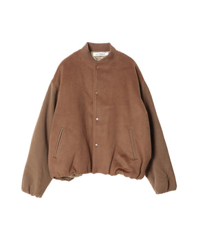 RESEARCHED PADDED BLOUSON / WOOL MIX MELTON