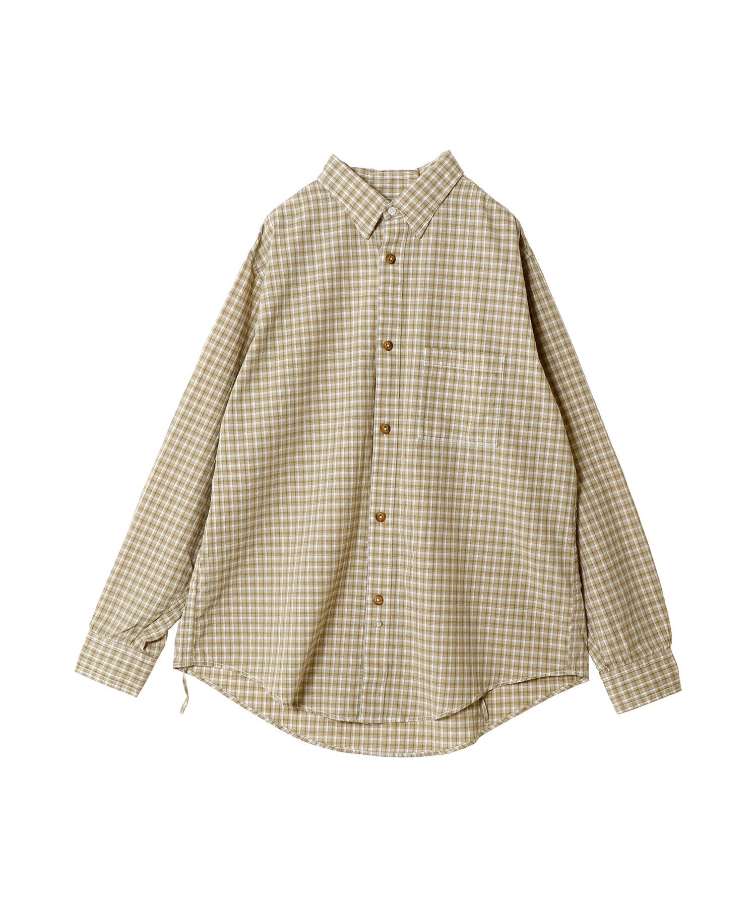 ORGANIZED B.D.SHIRT / COTTON BROAD CHECK