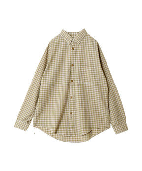 ORGANIZED B.D.SHIRT / COTTON BROAD CHECK