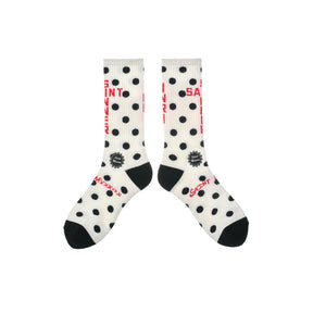 SOCKS / DOT / WHITE