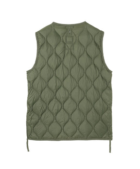 Military V-Neck W-Zip Down Vest Soft Shell