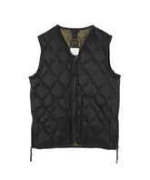 Military V-Neck W-Zip Down Vest Soft Shell