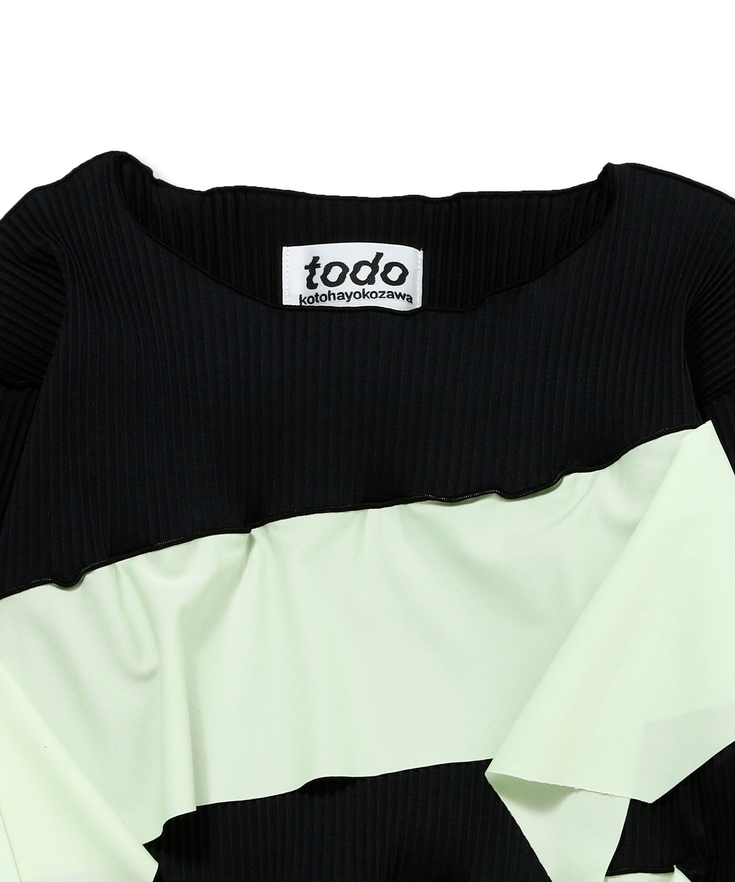 Todo Wave Long Sleeve Top - kotohayokozawa (コトハヨコザワ) - tops