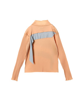 Todo wave long sleeve top Highneck type