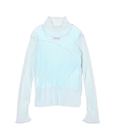 SHEER LAYERED LONG SLEEVE TOP