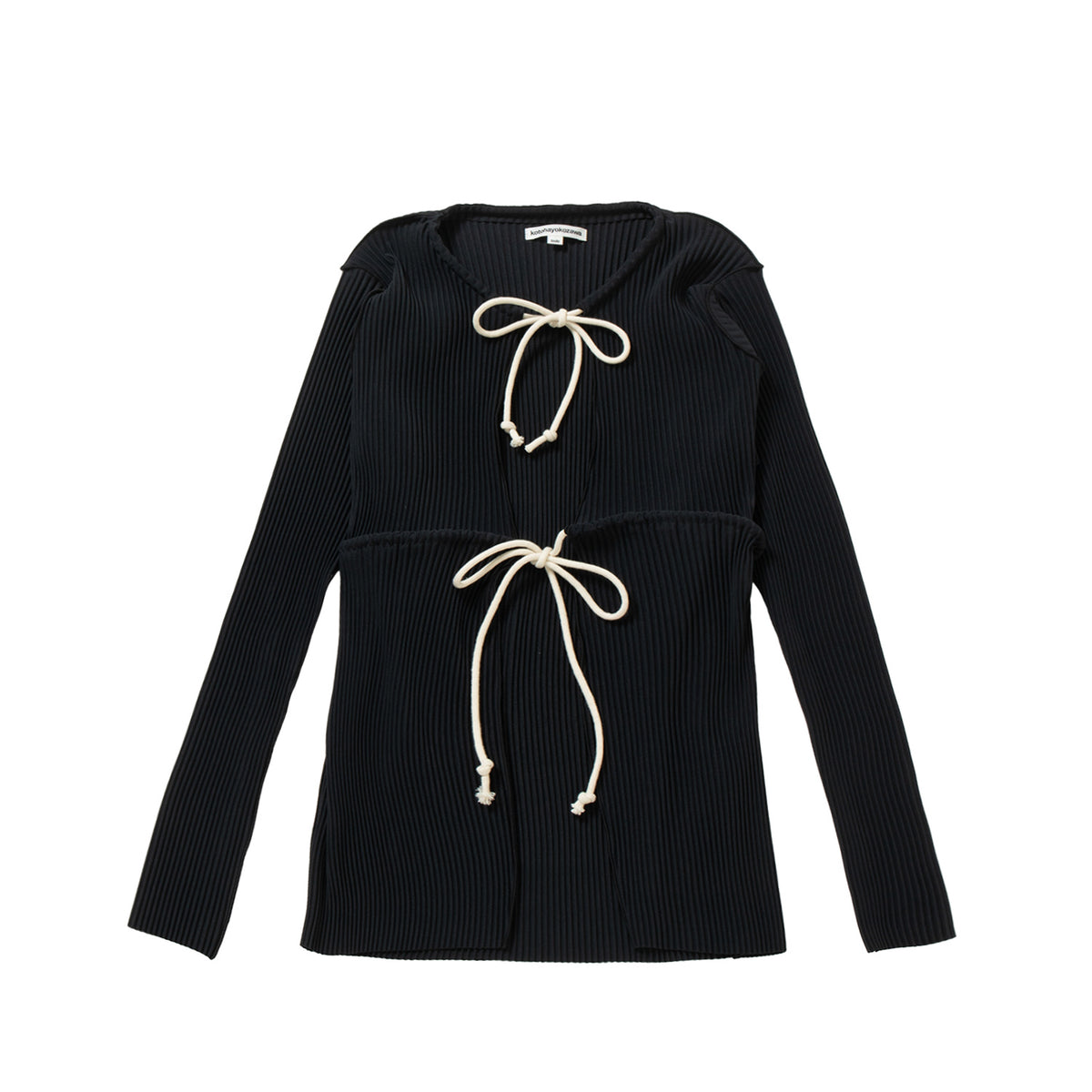 鳶沢 TD WAVE LONG SLEEVE DRESS HIGH NECK TYPE - kotohayokozawa