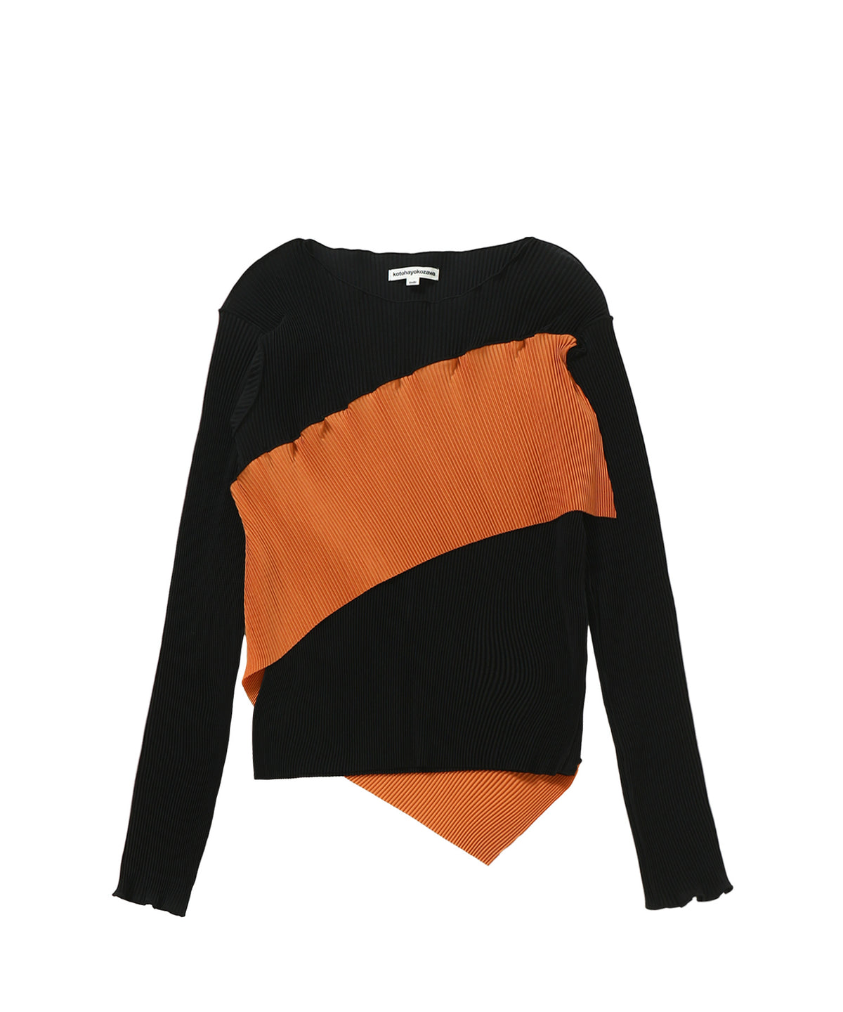 SPIRAL WAVE LONG SLEEVE TOP