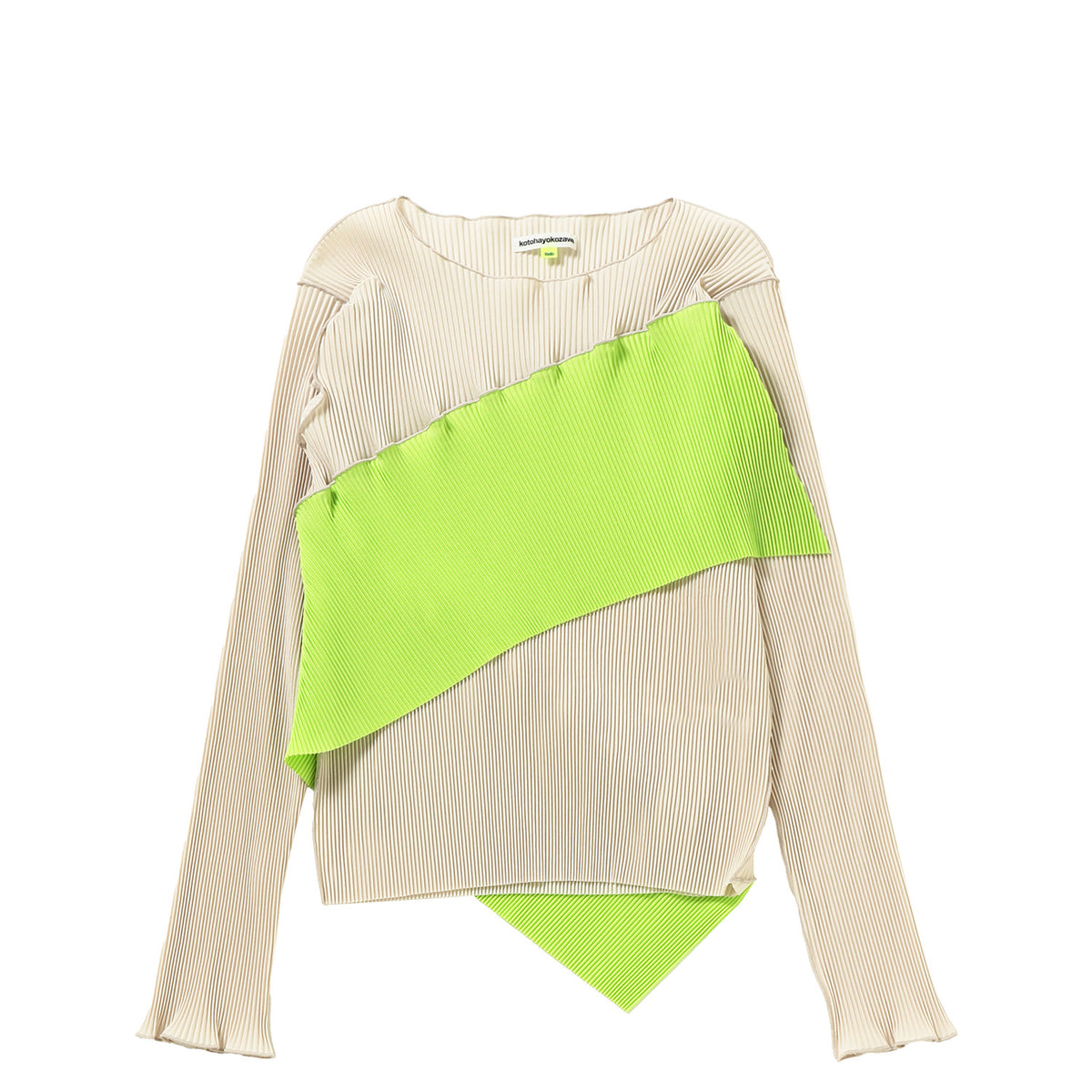 SPIRAL WAVE LONG SLEEVE TOP - kotohayokozawa (コトハヨコザワ