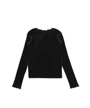 TD WAVE LONG SLEEVE TOP