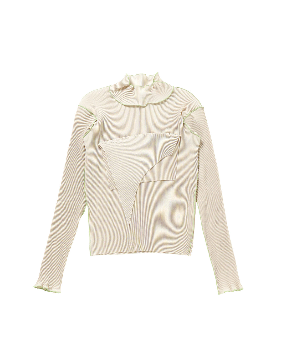 TD WAVE LONG SLEEVE TOP HIGH NECK TYPE