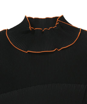 TD WAVE LONG SLEEVE TOP HIGH NECK TYPE
