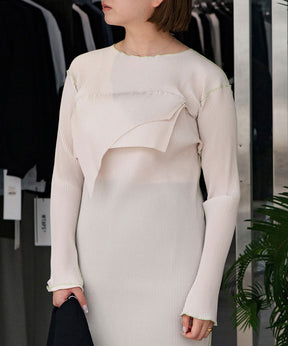 TD WAVE LONG SLEEVE DRESS
