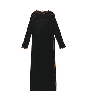 TD WAVE LONG SLEEVE DRESS