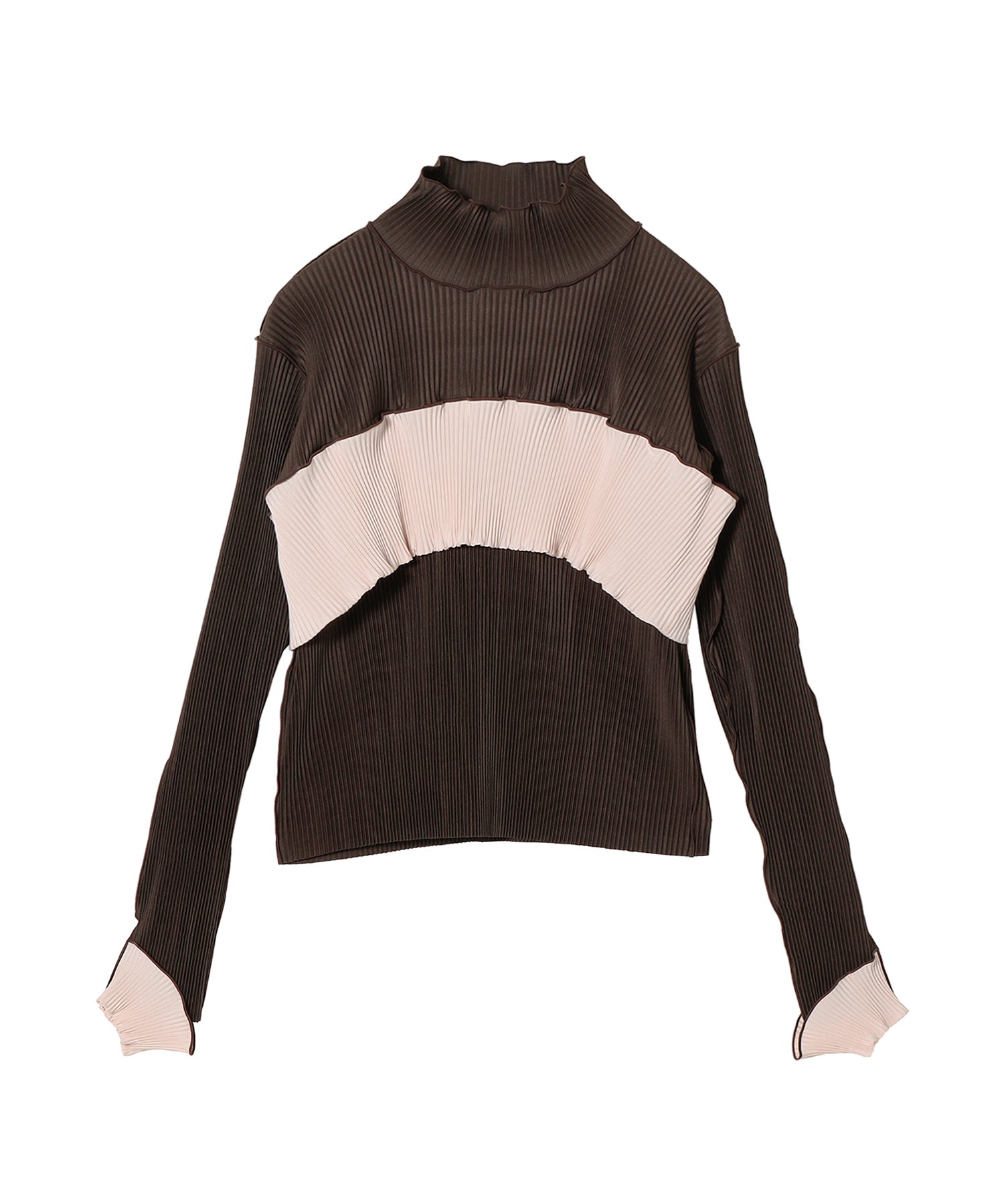 Bustier High Neck Top - kotohayokozawa (コトハヨコザワ) - tops