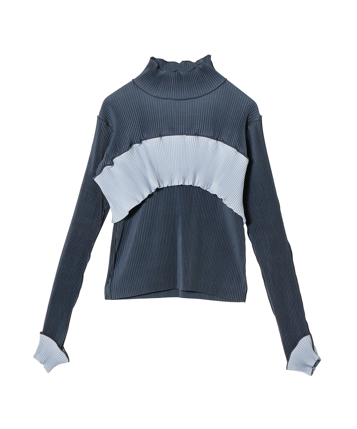 Bustier High Neck Top - kotohayokozawa (コトハヨコザワ) - tops
