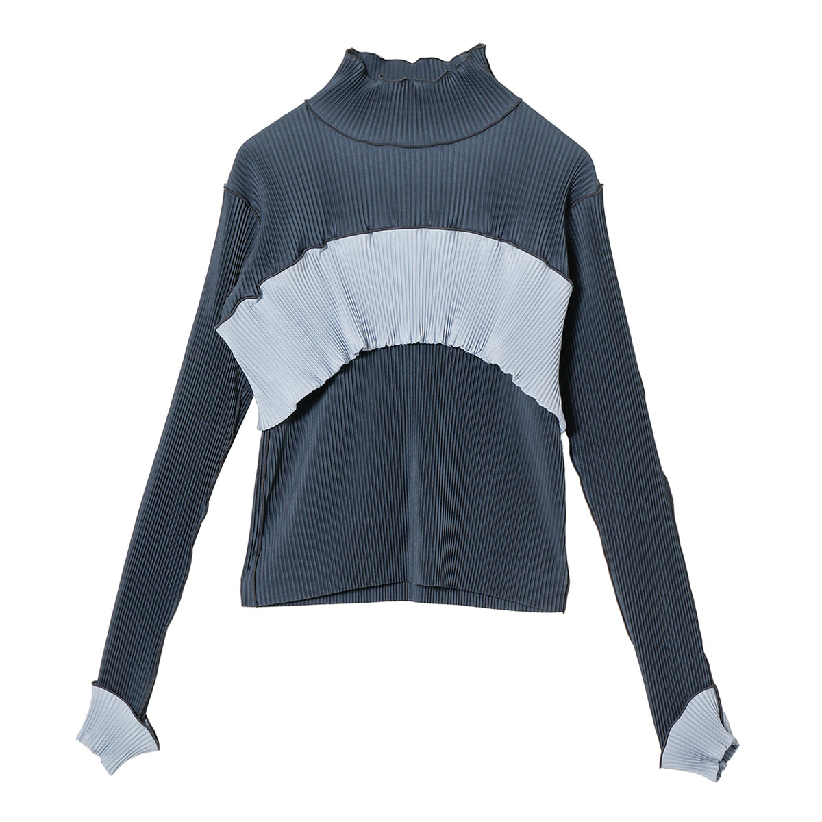 Bustier High Neck Top - kotohayokozawa (コトハヨコザワ) - tops