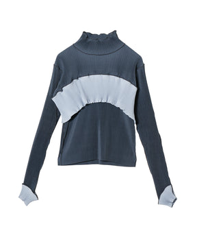 Bustier High Neck Top