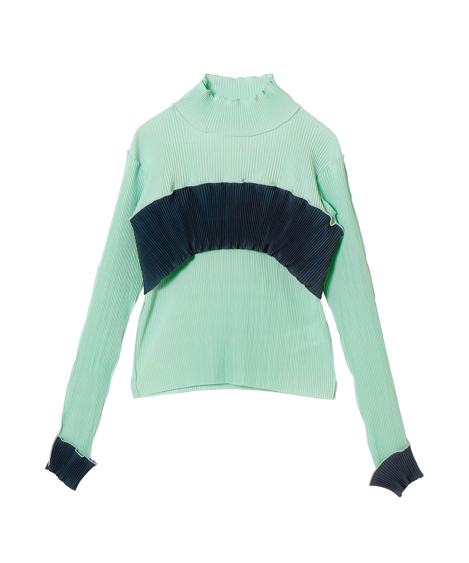 Bustier High Neck Top - kotohayokozawa (コトハヨコザワ) - tops
