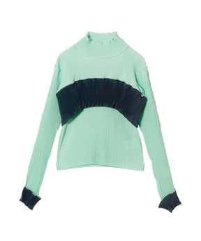 Bustier High Neck Top