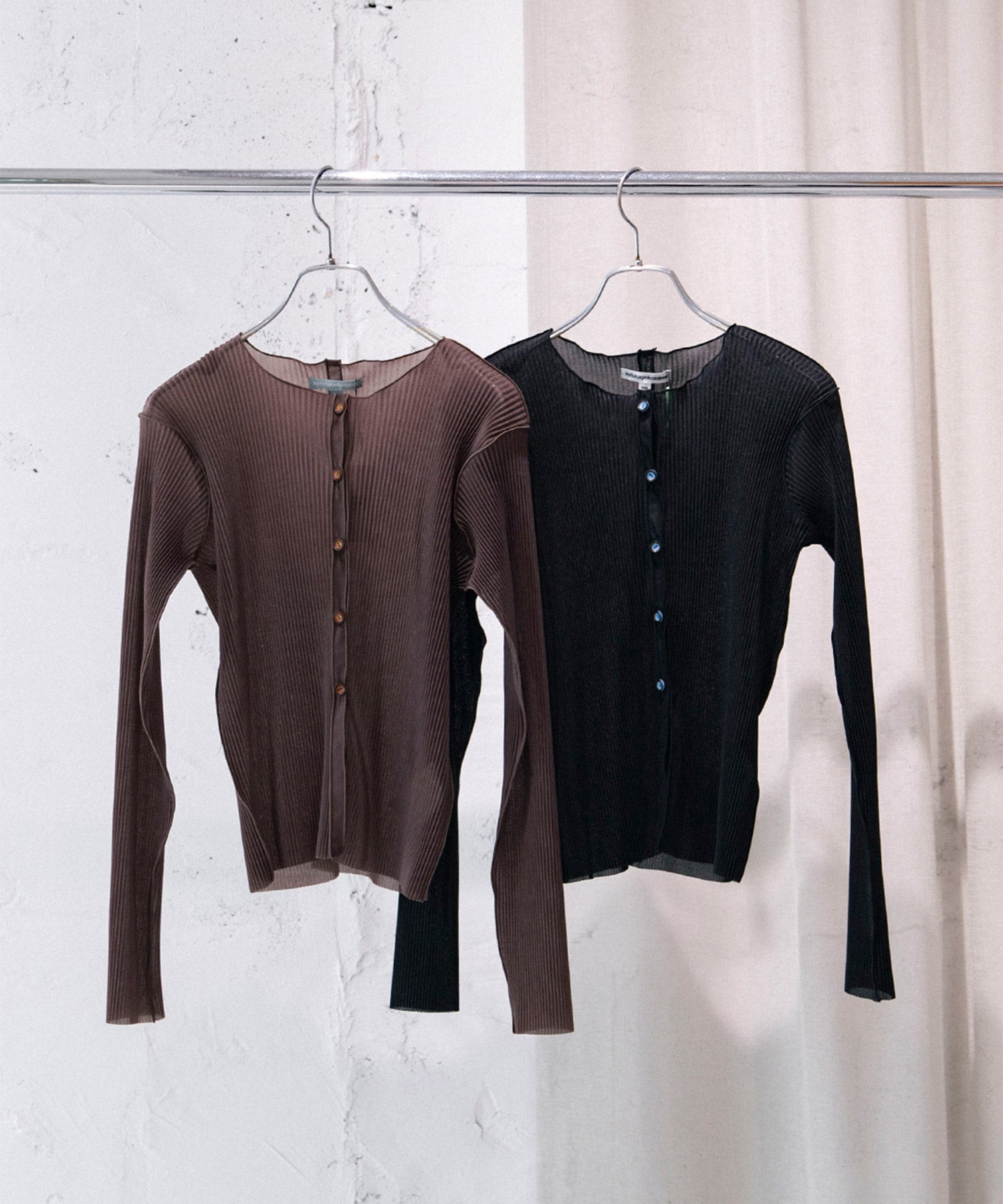 SHEER CARDIGAN - kotohayokozawa (コトハヨコザワ) - tops (トップス
