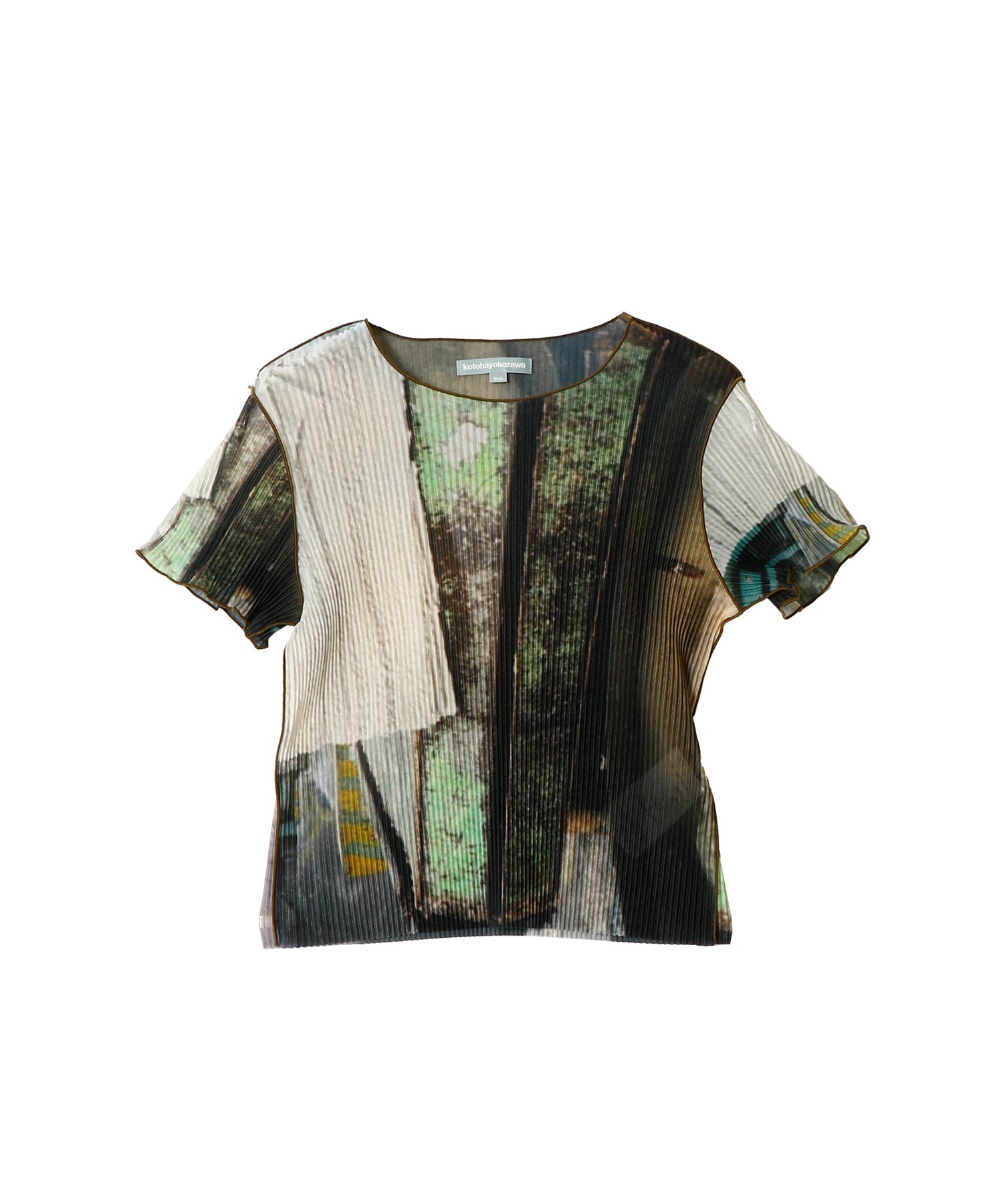 SHEER GRAPHIC TINY TOP