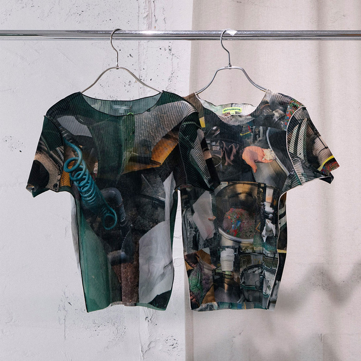 SHEER GRAPHIC TOP - kotohayokozawa (コトハヨコザワ) - tops