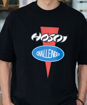 HOSOI x CHALLENGER FRONT LOGO S/S TEE