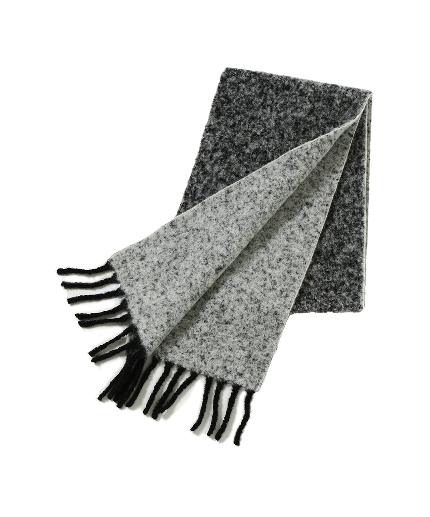 Two Colour Woolly Scarf