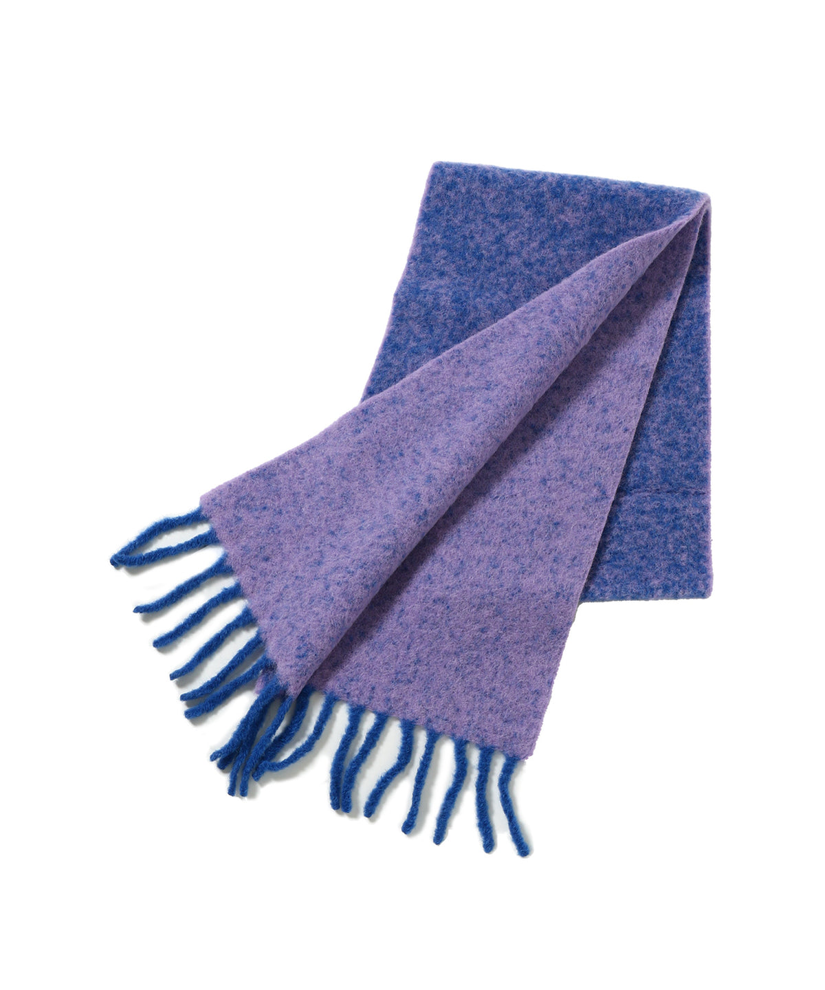 Two Colour Woolly Scarf