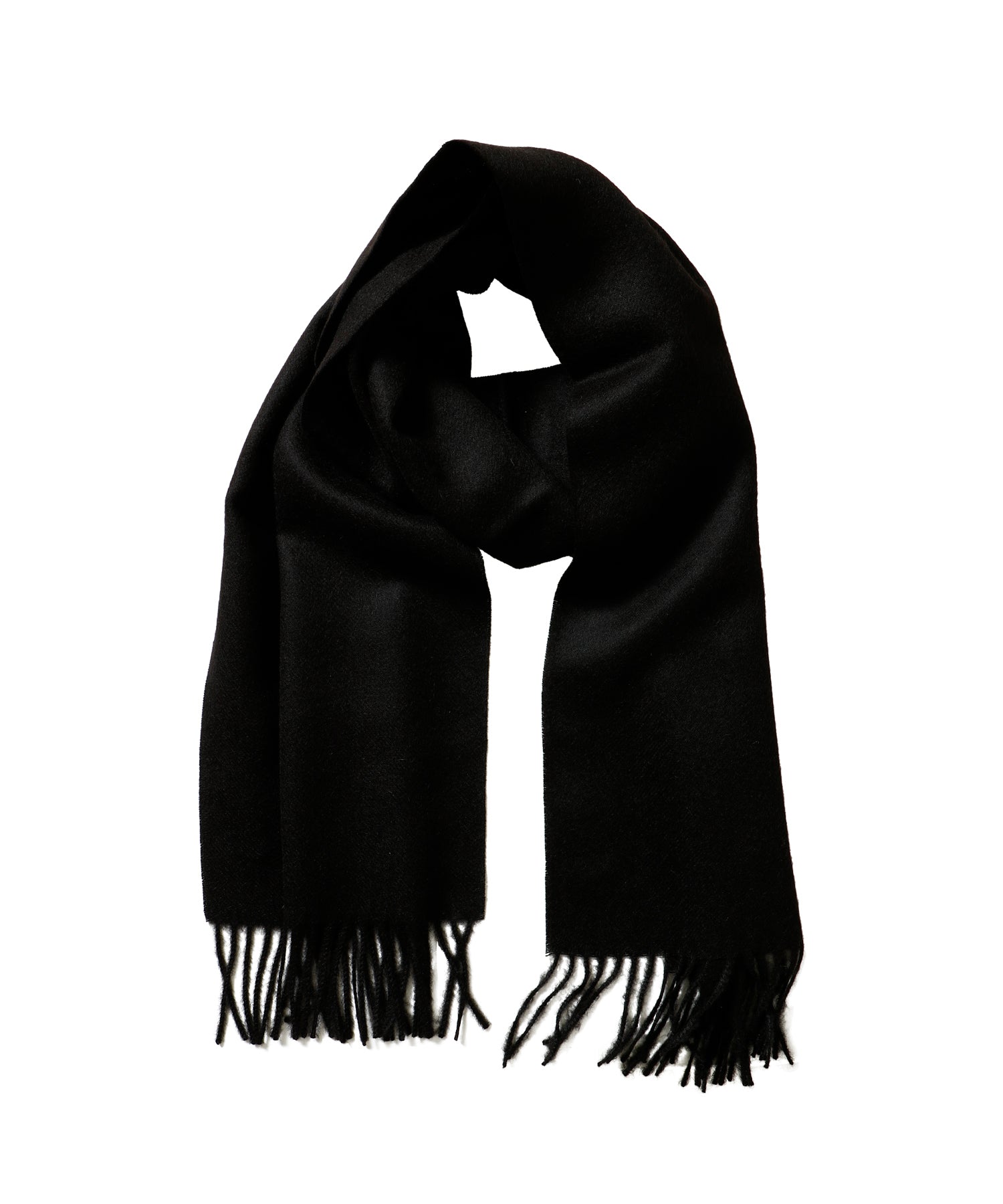 Brushed Scarf / Pure Black