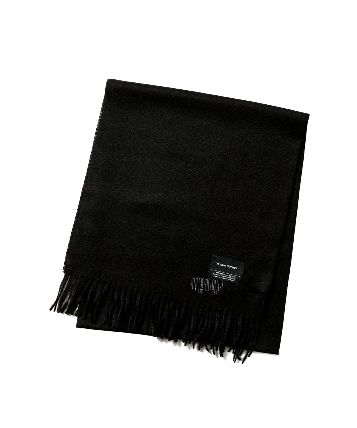 Brushed Scarf / Pure Black